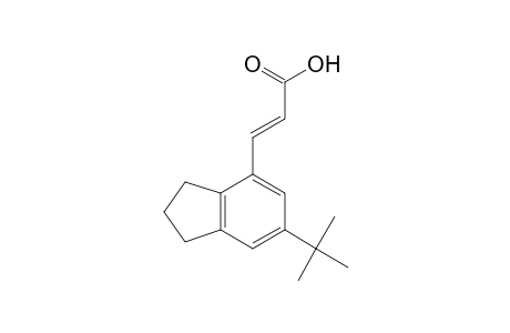 3-(6-TERT.-BUTYL-4-INDANYL)-PROP-2-ENSAEURE