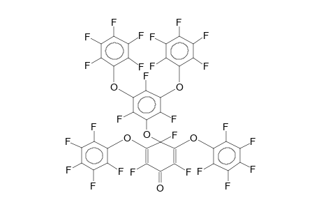 PERFLUORO-3,5-DIPHENOXY-4-(3,5-DIPHENOXYPHENOXY)-2,5-CYCLOHEXADIEN-1-ONE