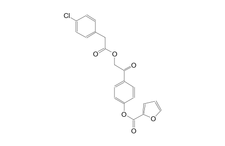 4-(2-{[(4-chlorophenyl)acetyl]oxy}acetyl)phenyl 2-furoate
