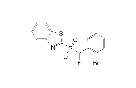 2-[(2-Bromophenyl)fluoromethylsulfonyl]benzo[d]thiazole