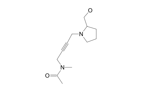 Acetamide, N-methyl-N-[4-[2-hydroxymethyl-1-hexahydropyridyl]-2-butyny]-