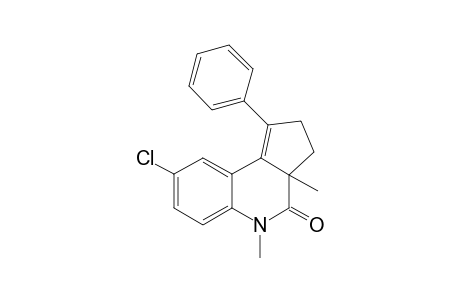 8-Chloro-3a,5-dimethyl-1-phenyl-3,3a-dihydro-2H-cyclopenta[c]quinolin-4(5H)-one