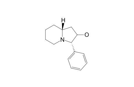 cis-(2S*,3S*)-2-Hydroxy-3-phenyl-1,2,3,5,6,7,8,8a-octahydroindolizine