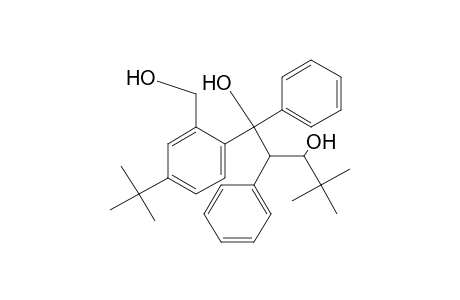 4-Tert-butyl-alpha[alpha-(2,2-dimethyl-1-hydroxypropyl)benzyl]-alpha-phenyl-o-xylene-alpha,alpha',-diol