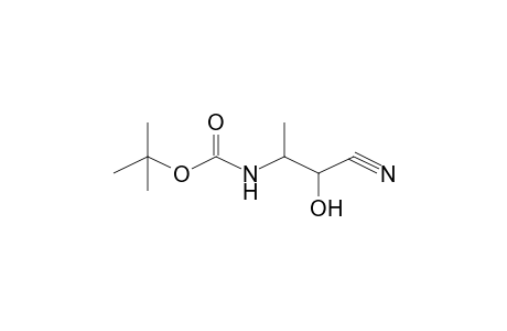 tert-Butyl 2-cyano-2-hydroxy-1-methylethylcarbamate