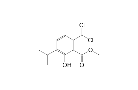 Methyl 6-dichloromethyl-2-hydroxy-3-isopropylbenzoate