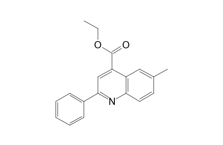 6-methyl-2-phenylcinchoninic acid, ethyl ester