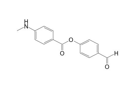 4-Methylaminobenzoic acid, 4-formylphenyl ester