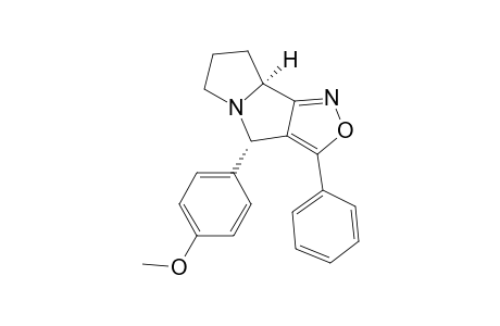 (4S,8aS)-4-(4-methoxyphenyl)-3-phenyl-6,7,8,8a-tetrahydro-4H-isoxazolo[3,4-a]pyrrolizine