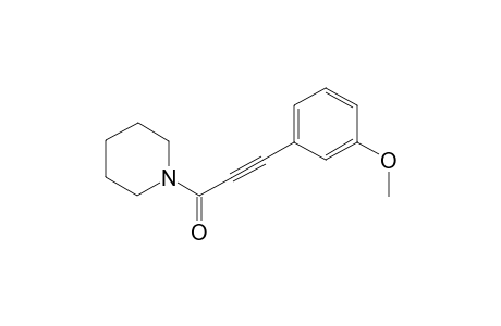 3-(3-Methoxyphenyl)-1-(piperidin-1-yl)prop-2-yn-1-one