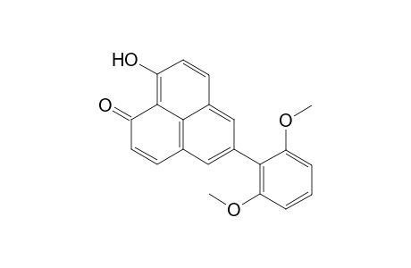 5-(2,6-Dimethoxyphenyl)-9-hydroxy-1H-phenalen-1-one