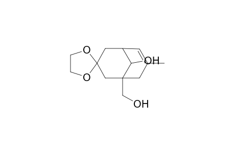 3'-methyl-5'-methylol-spiro[1,3-dioxolane-2,7'-bicyclo[3.3.1]non-2-ene]-9'-ol