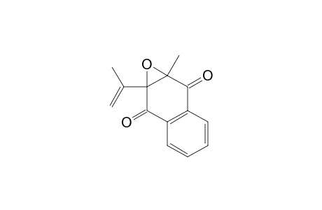 Naphth[2,3-b]oxirene-2,7-dione, 1a,7a-dihydro-1a-methyl-7a-(1-methylethenyl)-