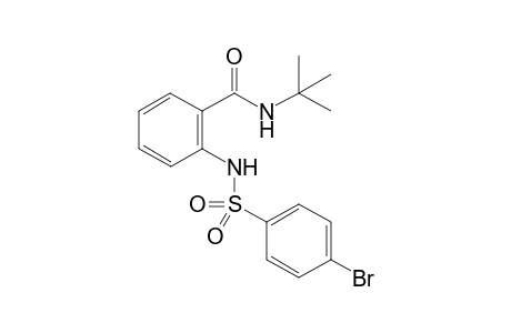 2-[(4-Bromophenyl)sulfonamide]-N-(tert-butyl)benzamide