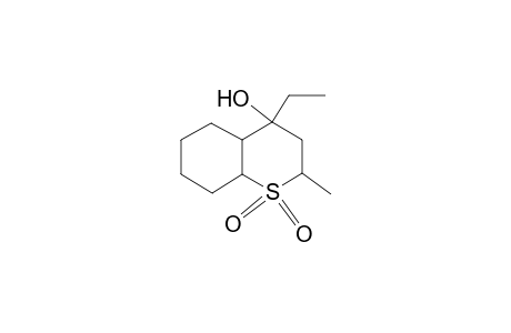 4-Ethyl-2-methyloctahydro-2H-thiochromen-4-ol 1,1-dioxide