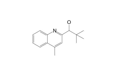 2,2-Dimethyl-1-(4-methylquinol-2-yl)propan-1-ol