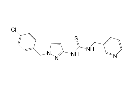 N-[1-(4-chlorobenzyl)-1H-pyrazol-3-yl]-N'-(3-pyridinylmethyl)thiourea