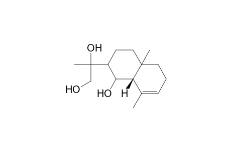 6.beta.-1,5-dimethyl-7-hydroxy-8-(1-hydroxy-1-(hydroxymethyl)ethyl)bicyclo[4.4.0]deca-4-ene