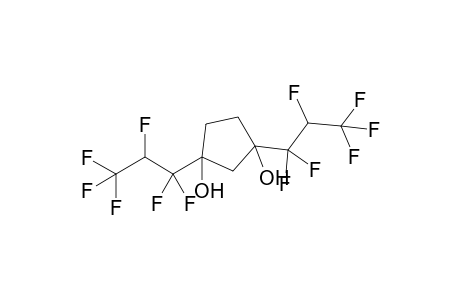 1,3-Bis(1,1,2,3,3,3-hexafluoropropyl)cyclopentan-1,3-diol