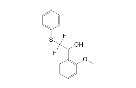 2,2-Difluoro-1-(2-methoxyphenyl)-2-(phenylsulfanyl)-ethanol