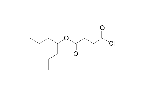 Succinic acid, monochloride, 4-heptyl ester