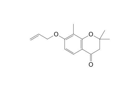 7-[Allyloxy]-2,2,8-trimethyl-4-chromanone