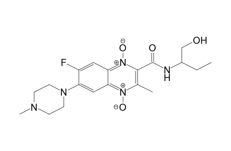 7-Fluoranyl-3-methyl-6-(4-methylpiperazin-1-yl)-4-oxidanidyl-N-(1-oxidanylbutan-2-yl)-1-oxidanylidene-quinoxalin-1-ium-2-carboxamide