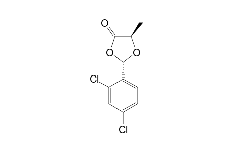 TRANS-5-METHYL-2-(2,4-DICHLOROPHENYL)-1,3-DIOXOLAN-4-ONE