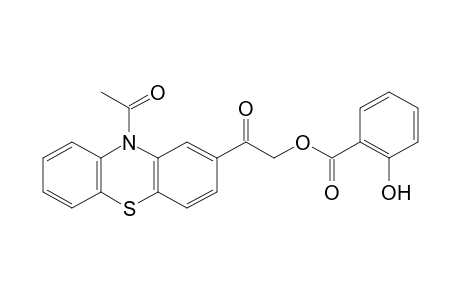 10-Acetylphenothiazin-2-yl hydroxymethyl ketone, salicylate (ester)