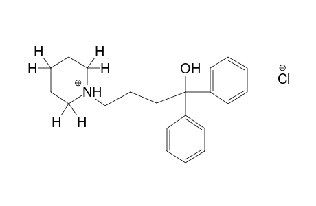 alpha,alpha-DIPHENYL-1-PIPERIDINEBUTANOL, HYDROCHLORIDE