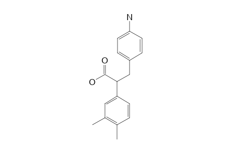 3-(p-aminophenyl)-2-(3,4-xylyl)propionic acid