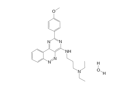 N,N-Diethyl-N'-[2-(4-methoxyphenyl)pyrimido[5,4-c]cinnolin-4-yl]propane-1,3-diamine-semihydrate