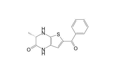 (3S)-6-Benzoyl-3-methyl-3,4-dihydrothieno[2,3-b]pyrazin-2(1H)-one