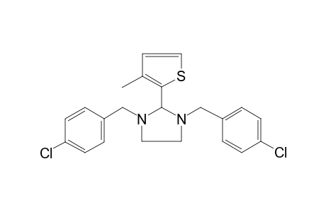 1,3-bis(4-chlorobenzyl)-2-(3-methyl-2-thienyl)imidazolidine