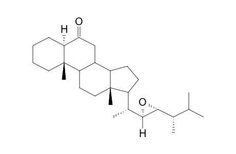 (22S,23S)-22,23-EPOXY-5ALPHA-ERGOSTAN-6-ONE