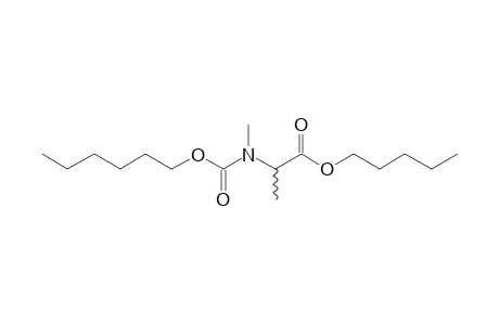 dl-Alanine, N-methyl-N-hexyloxycarbonyl-, pentyl ester