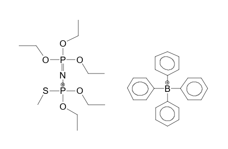 Diethoxy(triethoxyphosphazo)methylthiophosphonium tetraphenylborate