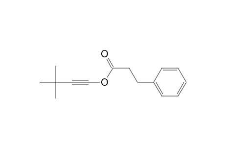 Benzenepropanoic acid, 3,3-dimethyl-1-butynyl ester