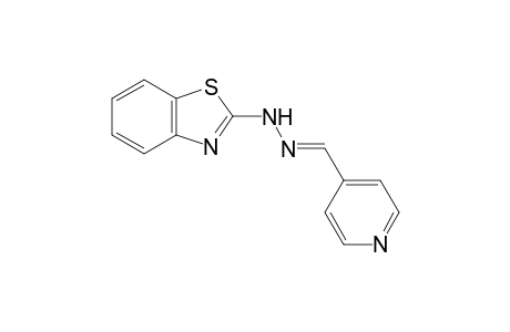 Isonicotinaldehyde, (2-benzothiazolyl)hydrazone