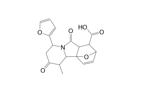 6-(2-furyl)-3-methyl-4,8-dioxo-14-oxa-7-azatetracyclo[9.2.1.0~1,9~.0~2,7~]tetradec-12-ene-10-carboxylic acid