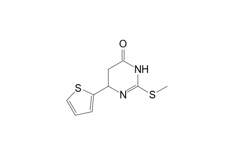 2-Methylthio-4-oxo-6-(2-thienyl)-3,4,5,6-tetrahydropyrimidine