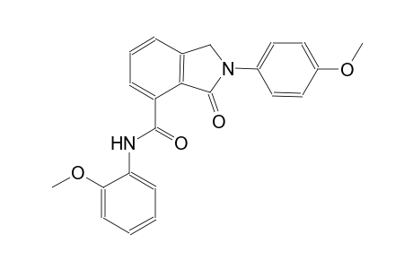 N-(2-methoxyphenyl)-2-(4-methoxyphenyl)-3-oxo-4-isoindolinecarboxamide