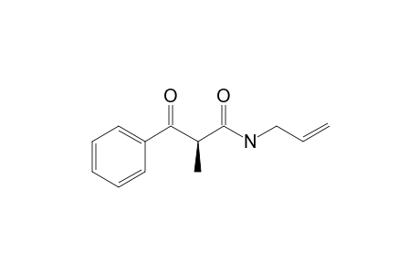 (S)-N-Allyl-2-methyl-3-oxo-3-phenyl-propionamide