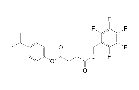 Succinic acid, 4-isopropylphenyl pentafluorobenzyl ester