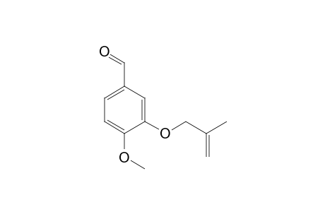 4-Methoxy-3-(2-methylprop-2-enoxy)benzaldehyde