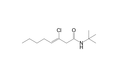 (Z)-N-t-Butyl-3-chloro-3-octenamide