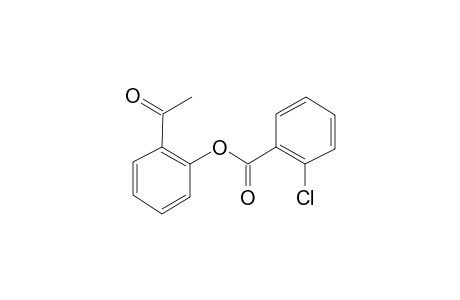 Benzoic acid, 2-chloro-, 2-acetylphenyl ester