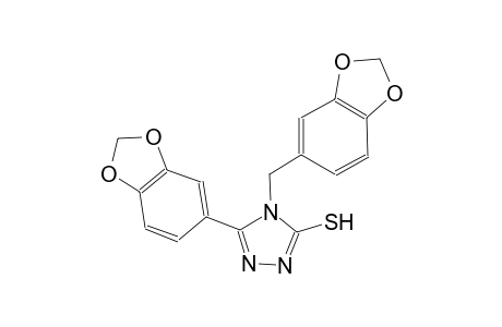 4H-1,2,4-triazole-3-thiol, 5-(1,3-benzodioxol-5-yl)-4-(1,3-benzodioxol-5-ylmethyl)-