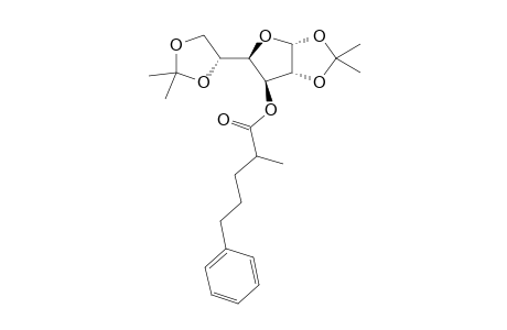 (1,2;5,6-Di-O-isopropylidene-.alpha.,D-glucofuranose-3-O-yl) 2-Methyl-5-phenylpentanoate