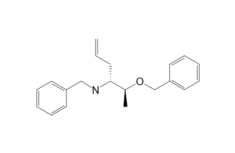 (2S,3R)-N-Benzyl-2-(benzyloxy)hex-5-en-3-amine